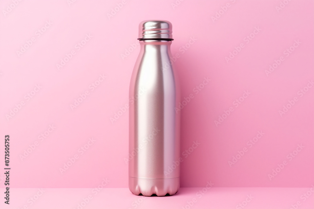Reusable drinking water bottle. World Environment Day and Earth Day concept. Zero waste concept Reusable drinking water bottle. World Environment Day and Earth Day concept. Zero waste concept