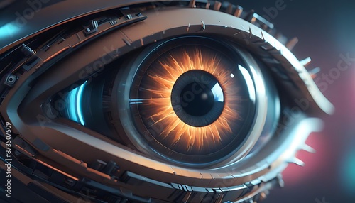 Digital Futuristic Eye