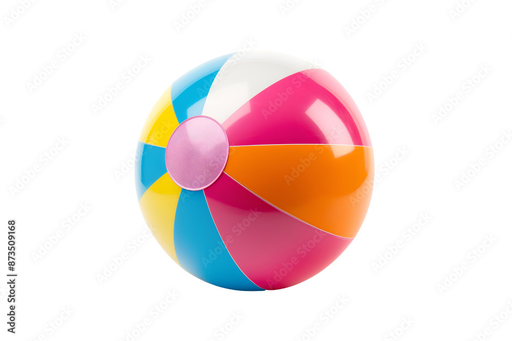 Colorful Beach Ball on a White Background | Isolated on Transparent & White Background | PNG File with Transparency Colorful Beach Ball on a White Background | Isolated on Transparent & White Background | PNG File with Transparency