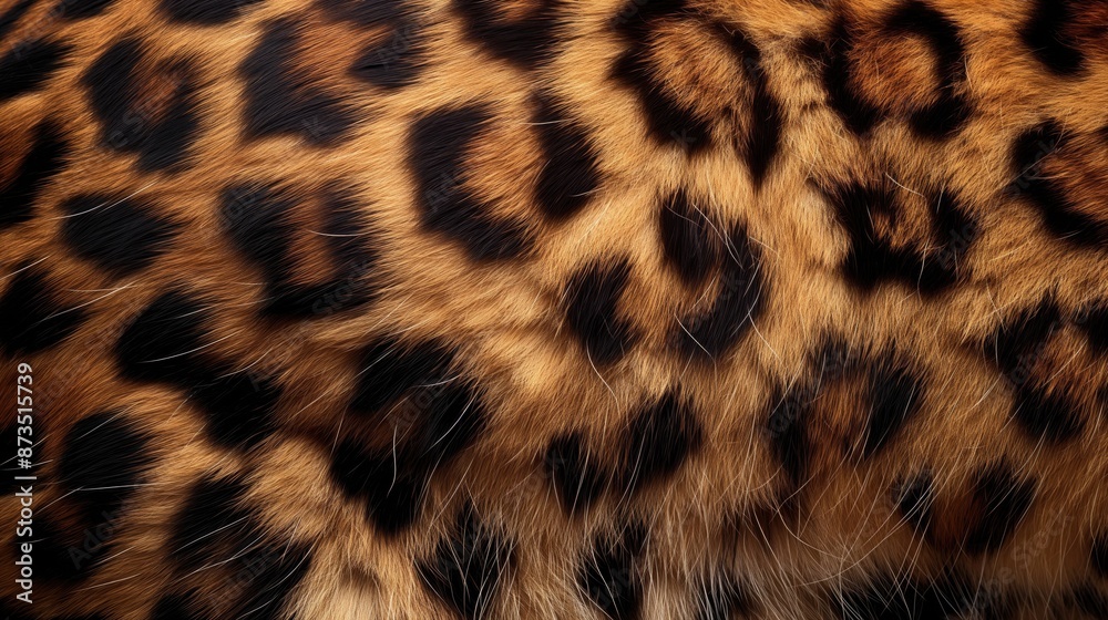 Detailed texture of leopard fur Detailed texture of leopard fur