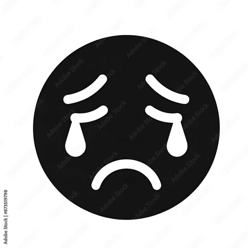 The silhouette of a person who is shedding tears The silhouette of a person who is shedding tears