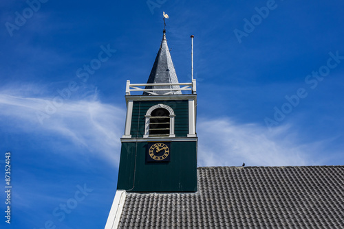 Reformed Seamen's Church (Zeemanskerk) in Oudeschild was put into use in 1650. Oudeschild, Texel island, the Netherlands. photo