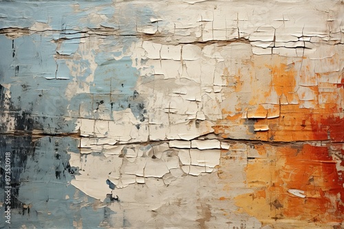Golden Palette Newspaper Painting