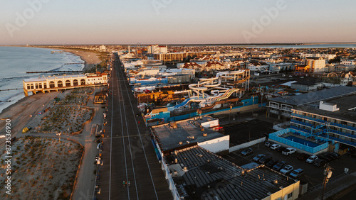 Aerial Drone of Ocean City, New Jersey  photo