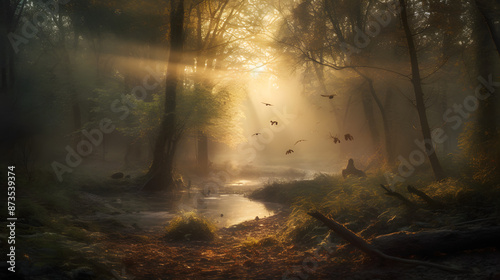 sun rays in the morning sunrays beautiful