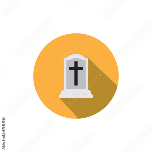 Gravestone icon vector