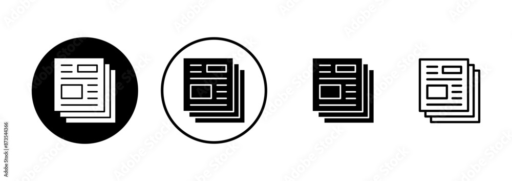 Newspaper icon vector isolated on white background. news paper icon vector Newspaper icon vector isolated on white background. news paper icon vector