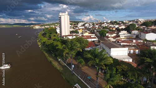 Aerial view of Boa Esperança and Furnas Lake - Minas Gerais, Brazil photo