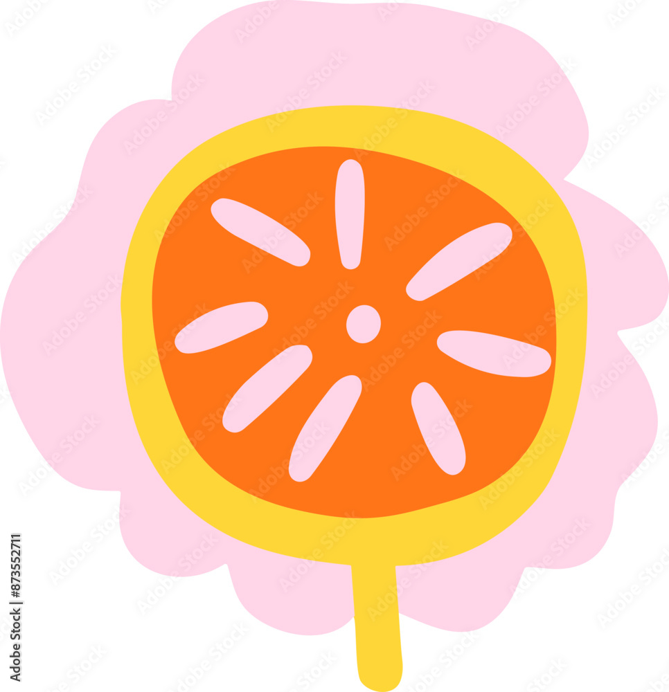 Abstract Flower Shape