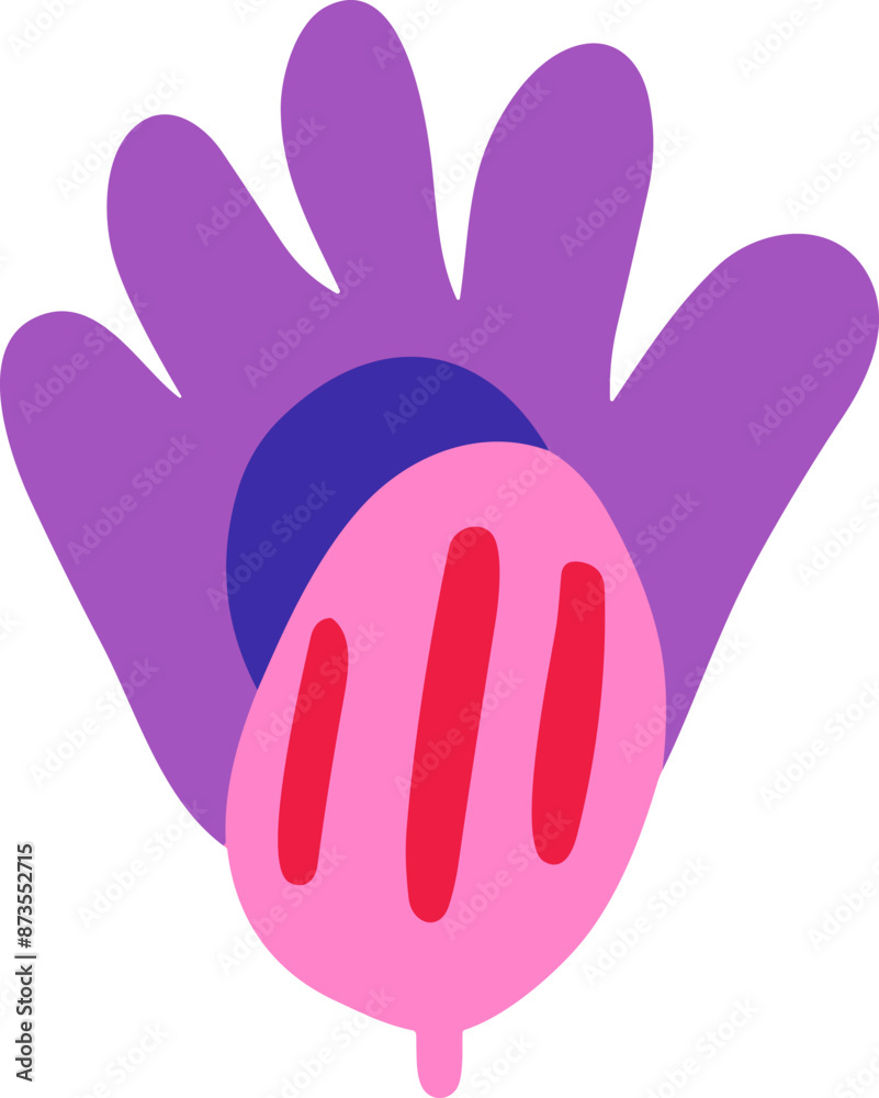 Fototapeta premium Abstract Flower Shape