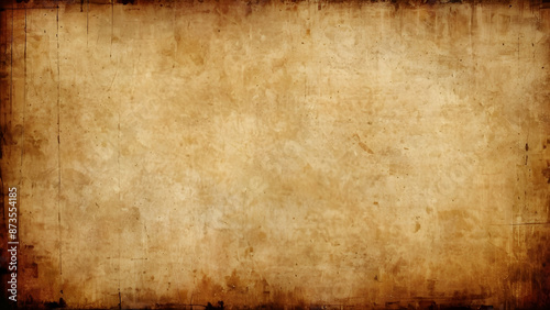 Abstract old brown paper grunge background