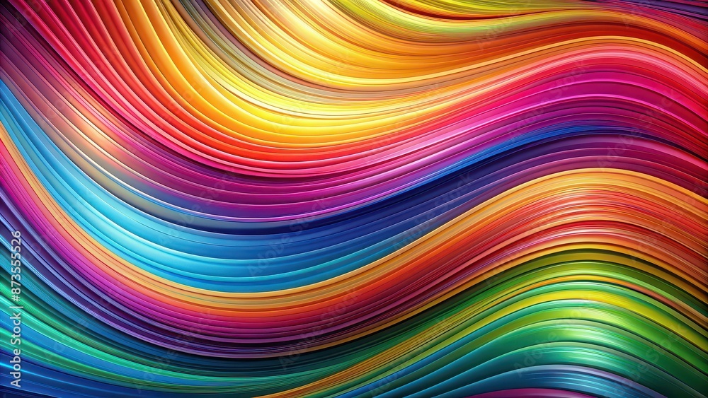 Abstract multicoloured swirling lines in a wave pattern, abstract, multicoloured, swirling, lines, wave, pattern Abstract multicoloured swirling lines in a wave pattern, abstract, multicoloured, swirling, lines, wave, pattern