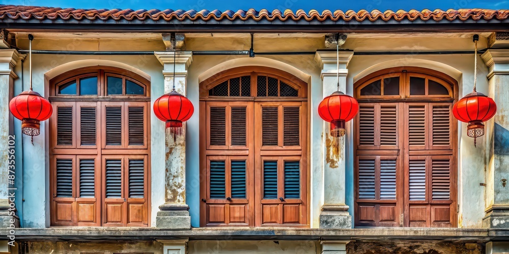 Fototapeta premium lantern for cerebrate Chinese newyear in Penang.