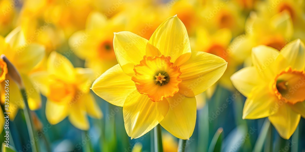 Bright yellow daffodil petals close-up , Spring, flower, vibrant, nature, petals, beauty, blooming, daffodil, yellow, macro Bright yellow daffodil petals close-up , Spring, flower, vibrant, nature, petals, beauty, blooming, daffodil, yellow, macro