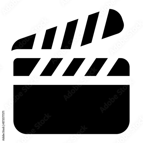clapboard icon for illustration