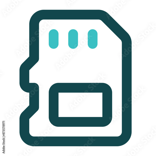 memory card icon for illustration