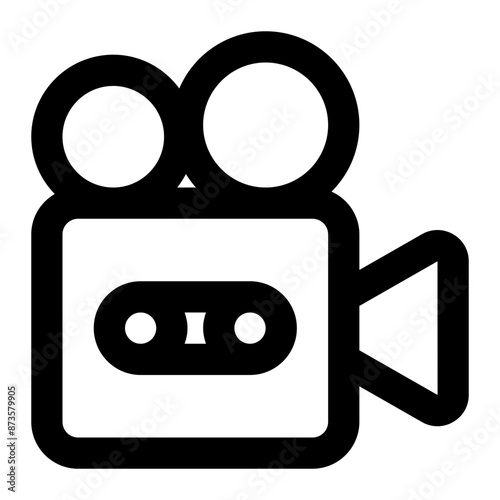 cinema projector icon for illustration