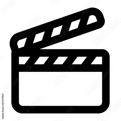 clapboard icon for illustration