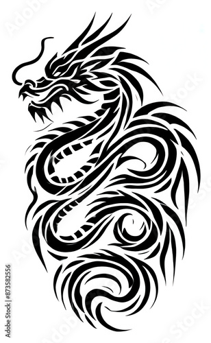 Wallpaper Mural TRIBAL TATOO トライバル タトゥ 刺青 和柄 龍 Dragon Torontodigital.ca