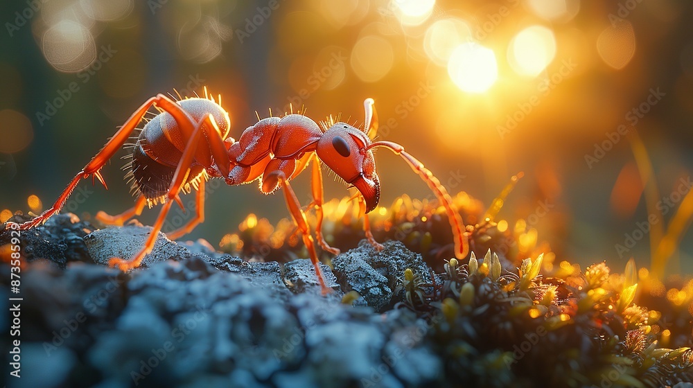 Wilderness Wanderer: Ant's Sunset Exploration Adventure Wilderness Wanderer: Ant's Sunset Exploration Adventure