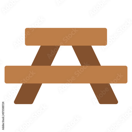 picnic bench icon 