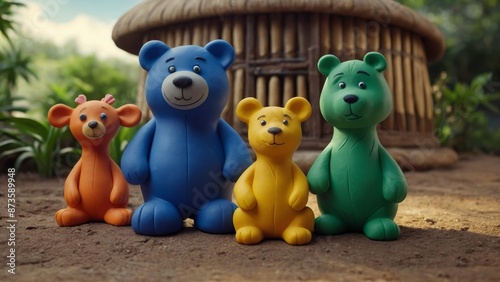The Joyful Realm of Playful Clay Zoo Characters