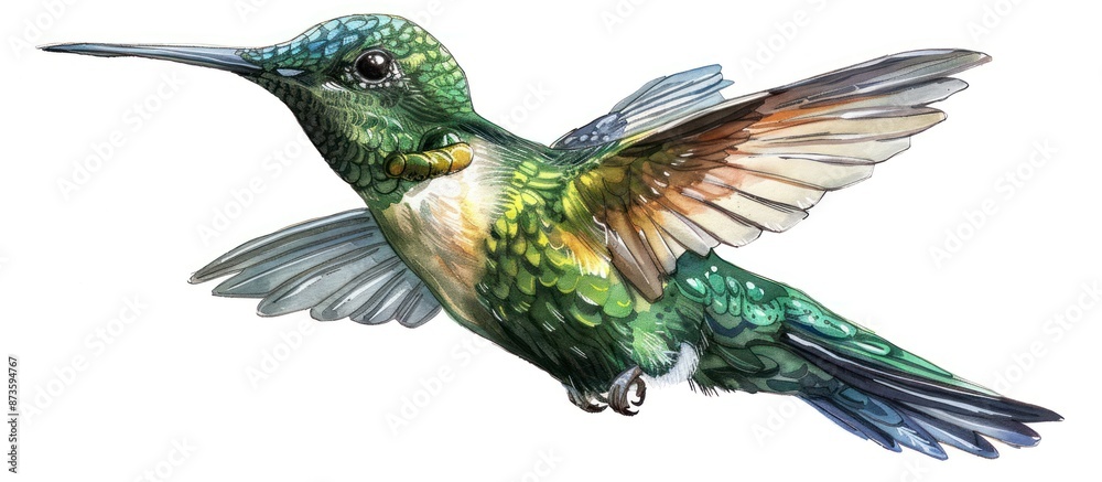 Obraz premium Hummingbird in Flight