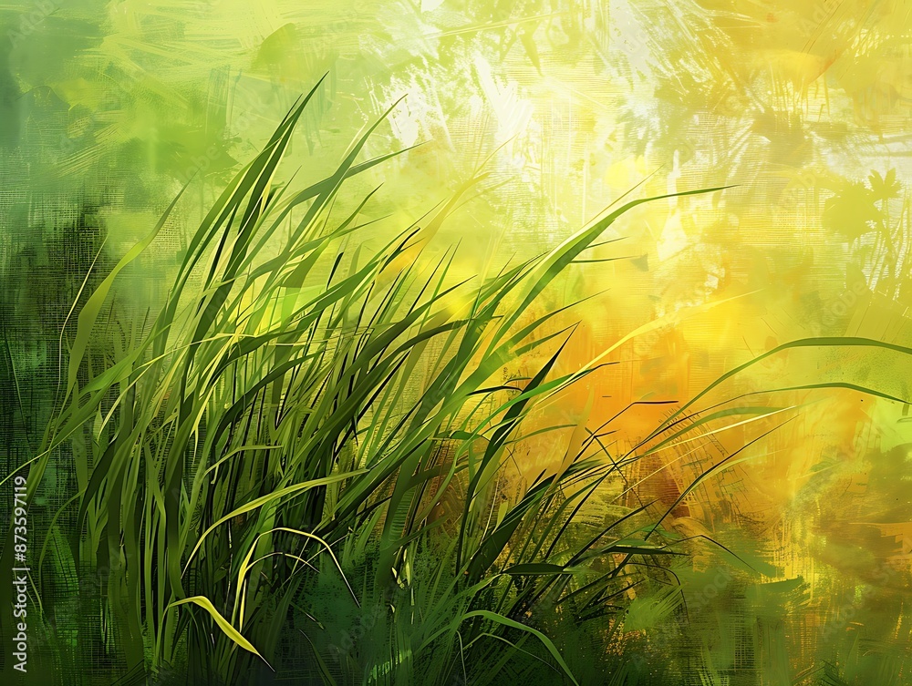 Green Grass in the Wind Green Grass in the Wind