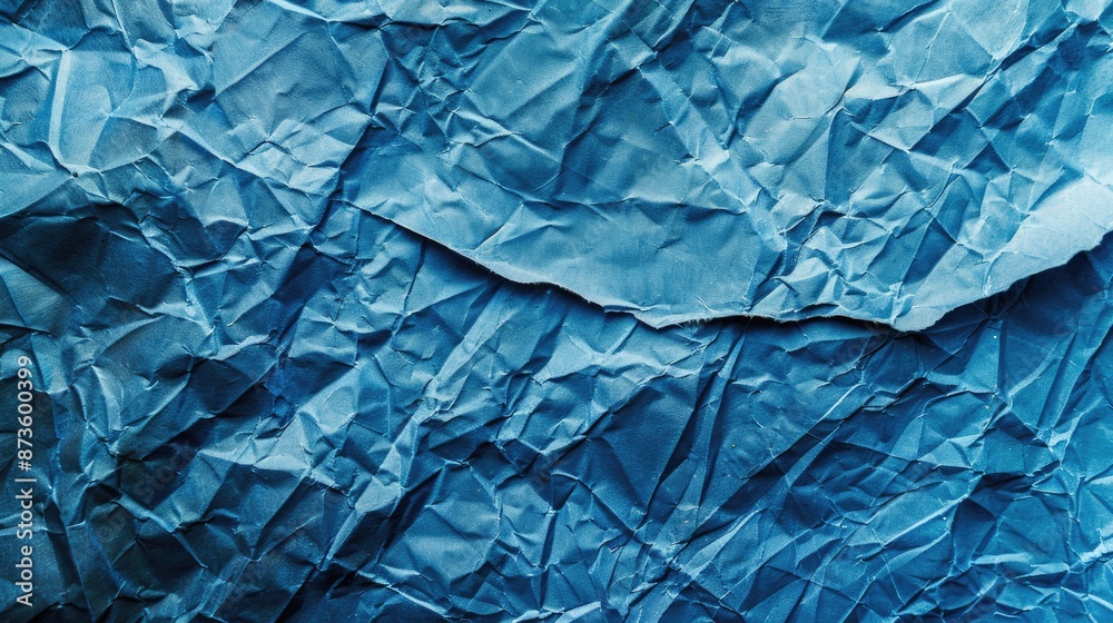 Fototapeta premium Texture of paper in blue hue