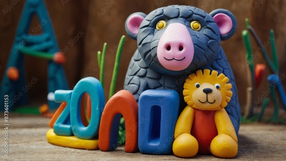 Creative stop-motion adventure of a magical zoo visit for kids Creative stop-motion adventure of a magical zoo visit for kids