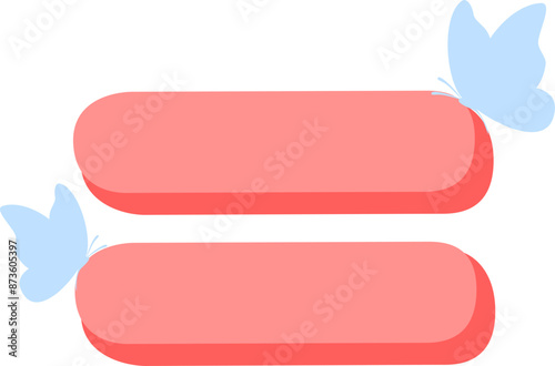 equal sign, red equal sign, blue butterfly team