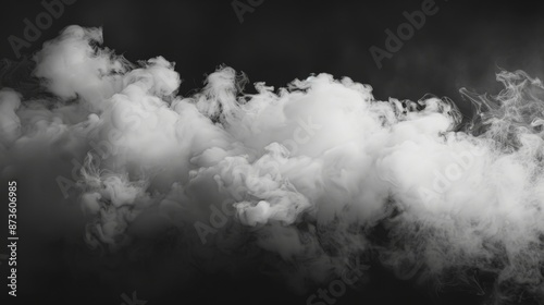 White Smoke Abstract Background