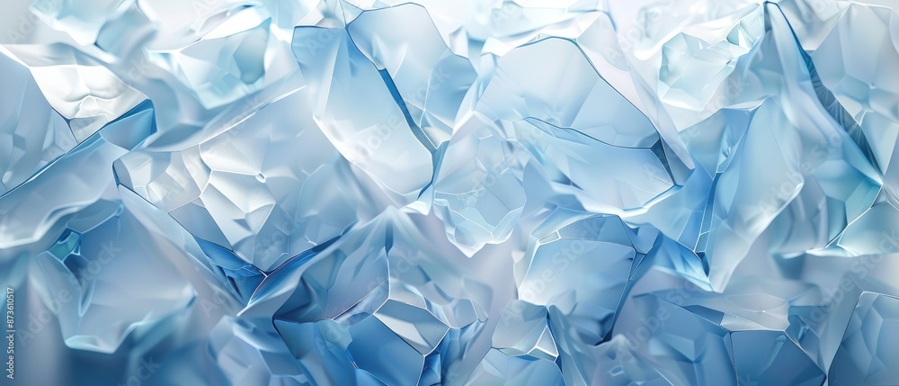 Close-up shot of sparkling blue ice crystals, creating a stunning, cool winter scene perfect for backgrounds and seasonal designs. Close-up shot of sparkling blue ice crystals, creating a stunning, cool winter scene perfect for backgrounds and seasonal designs.