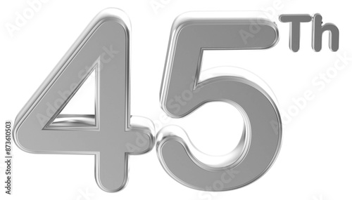 Anniversary Silver Number 45