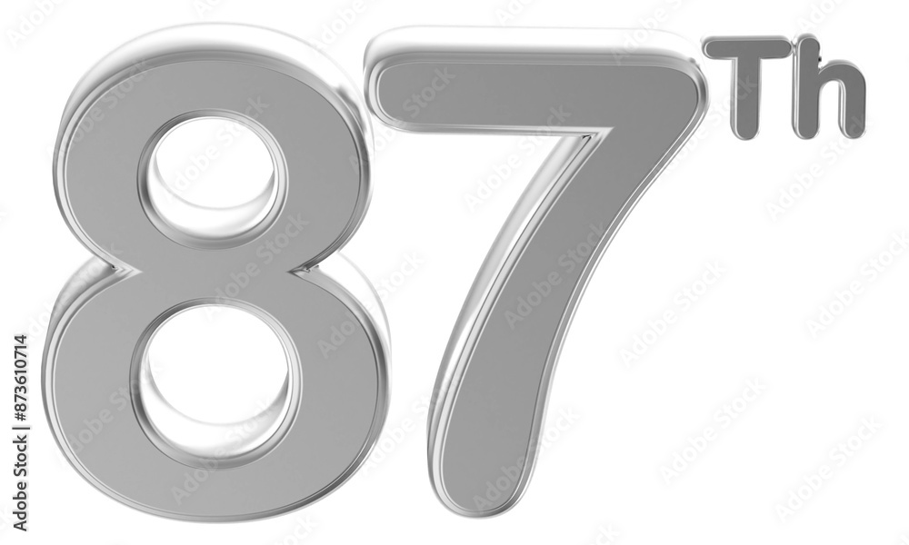 Anniversary Silver Number 87