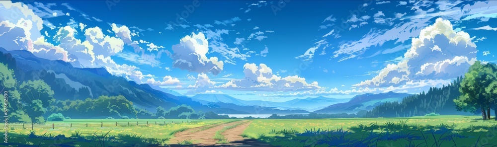 Obraz premium Colorful and Playful Cartoon Comedy Scene with Lively Characters，Anime style