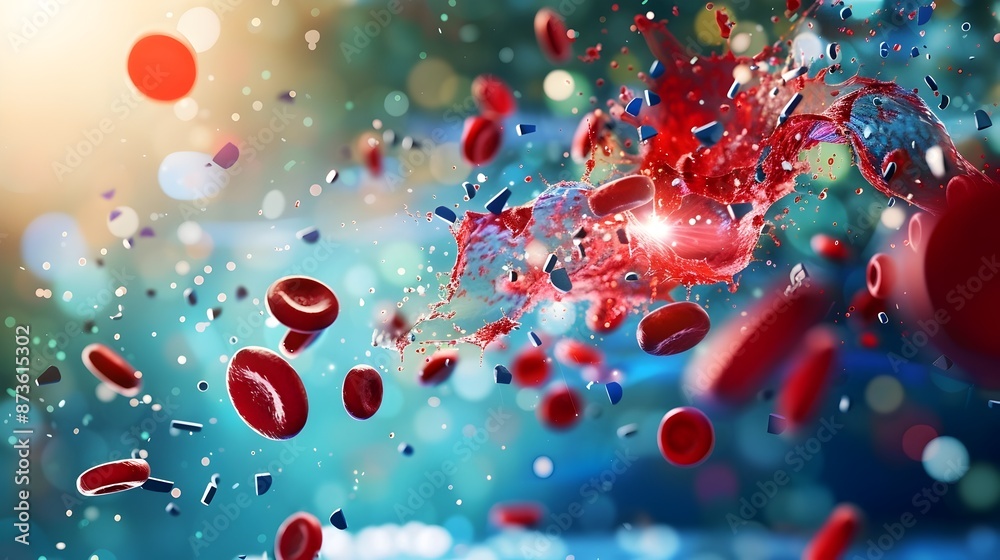 Explosive Display of Activated Platelets in Response to Vascular Injury Explosive Display of Activated Platelets in Response to Vascular Injury