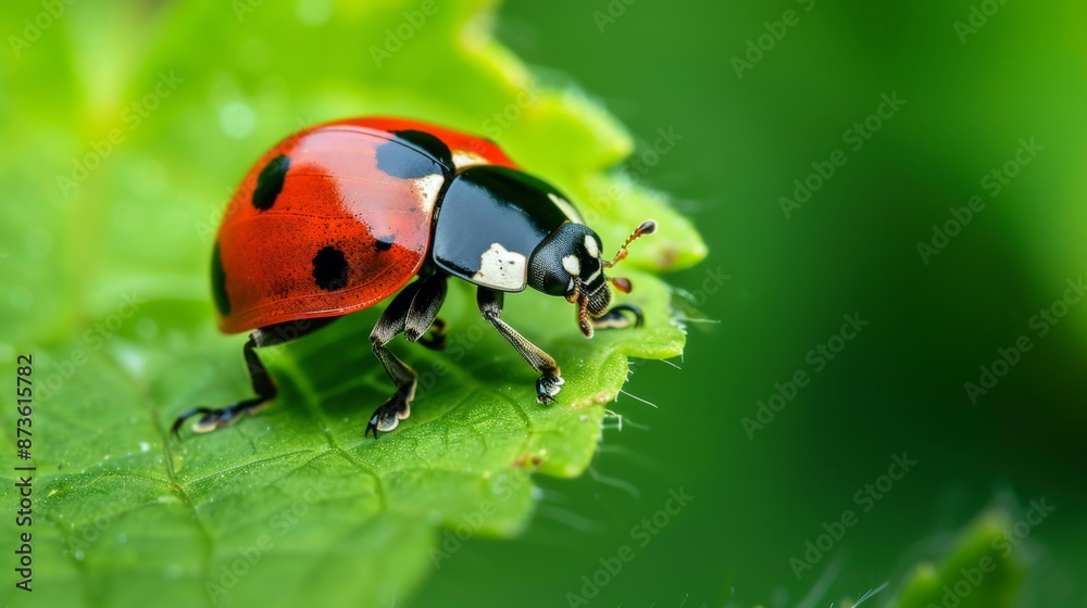 Ladybug on a Leaf. Ladybug on a Leaf.