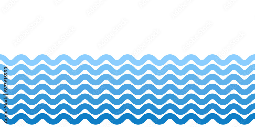 Background vector illustration of blue ocean wave layers Background vector illustration of blue ocean wave layers