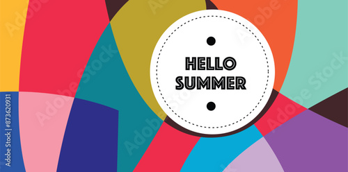 Vector Colorful liquid and fluid background for summer collection