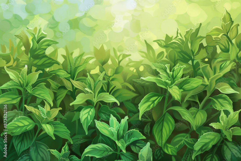 Stevia (Stevia rebaudiana) plant background design, creative Stevia (Stevia rebaudiana) plant background design, creative