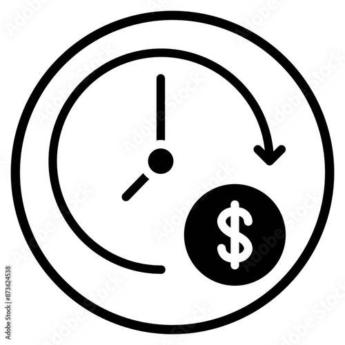installment plan glyph icon
