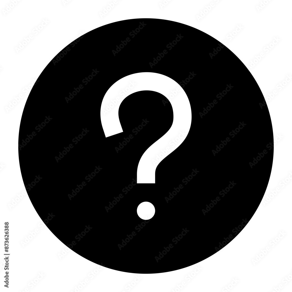 Question icon. question, answer, ask, background, help, faq, concept, symbol, mark, information, problem, question mark. Vector icon illustration Question icon. question, answer, ask, background, help, faq, concept, symbol, mark, information, problem, question mark. Vector icon illustration