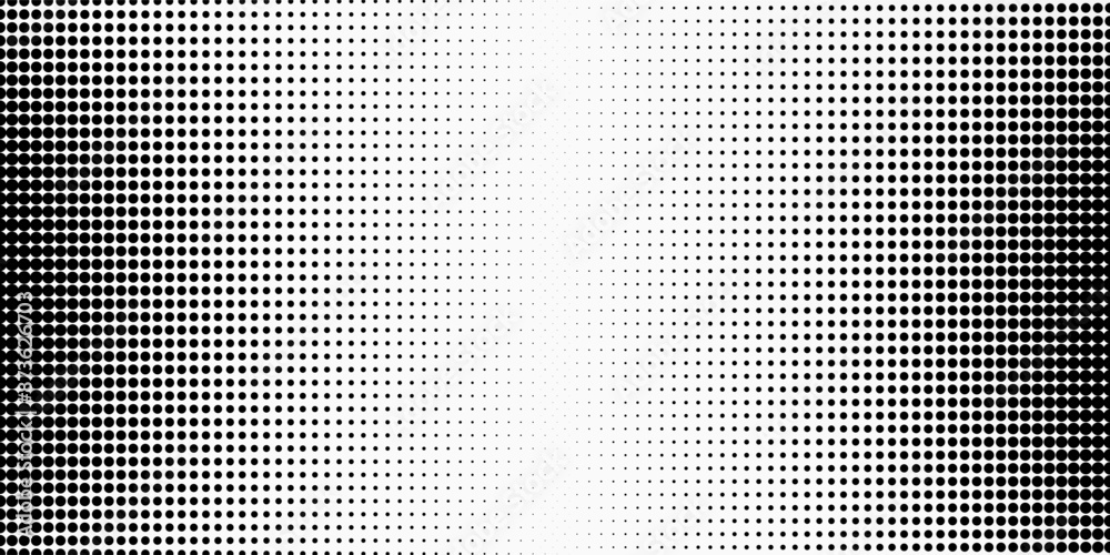Abstract halftone background with wavy surface made of gray dots on white design Abstract halftone background with wavy surface made of gray dots on white design