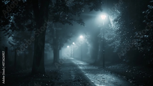 The hushed whispers of the night seemed to echo in my ears, their words filled with an ominous warning. © peerawat