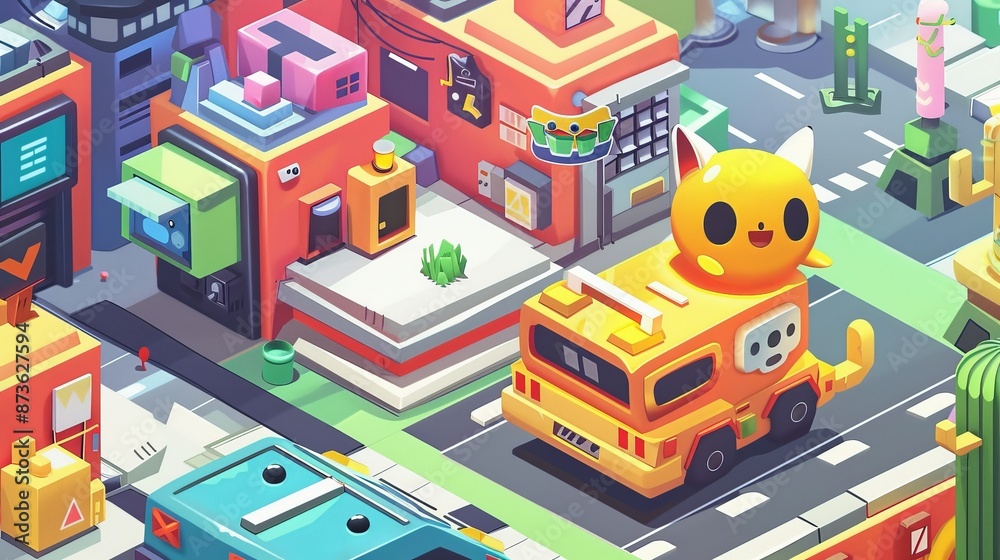 The isometric cutie pie frolicked through its pixelated environment, spreading happiness wherever it went with its infectious charm. The isometric cutie pie frolicked through its pixelated environment, spreading happiness wherever it went with its infectious charm.