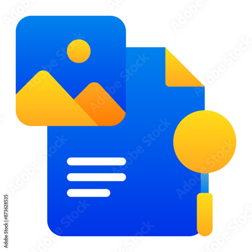image seo icon illustration