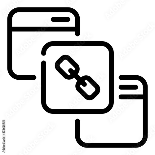 backlink icon illustration