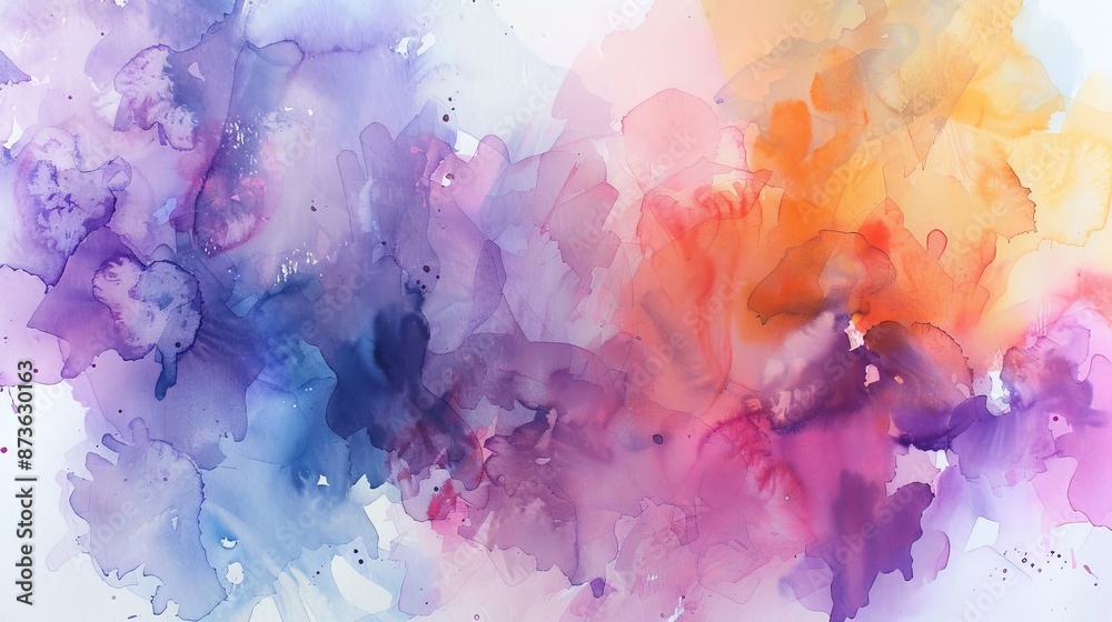 Obraz premium The sheer beauty and versatility of watercolor never ceased to amaze me, offering endless opportunities for creativity and self-expression.