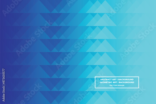 Triangular and Triangle Shapes Blue and Light Blue Colors with Gradient Backdrop Modern Abstract Background Geometric Background